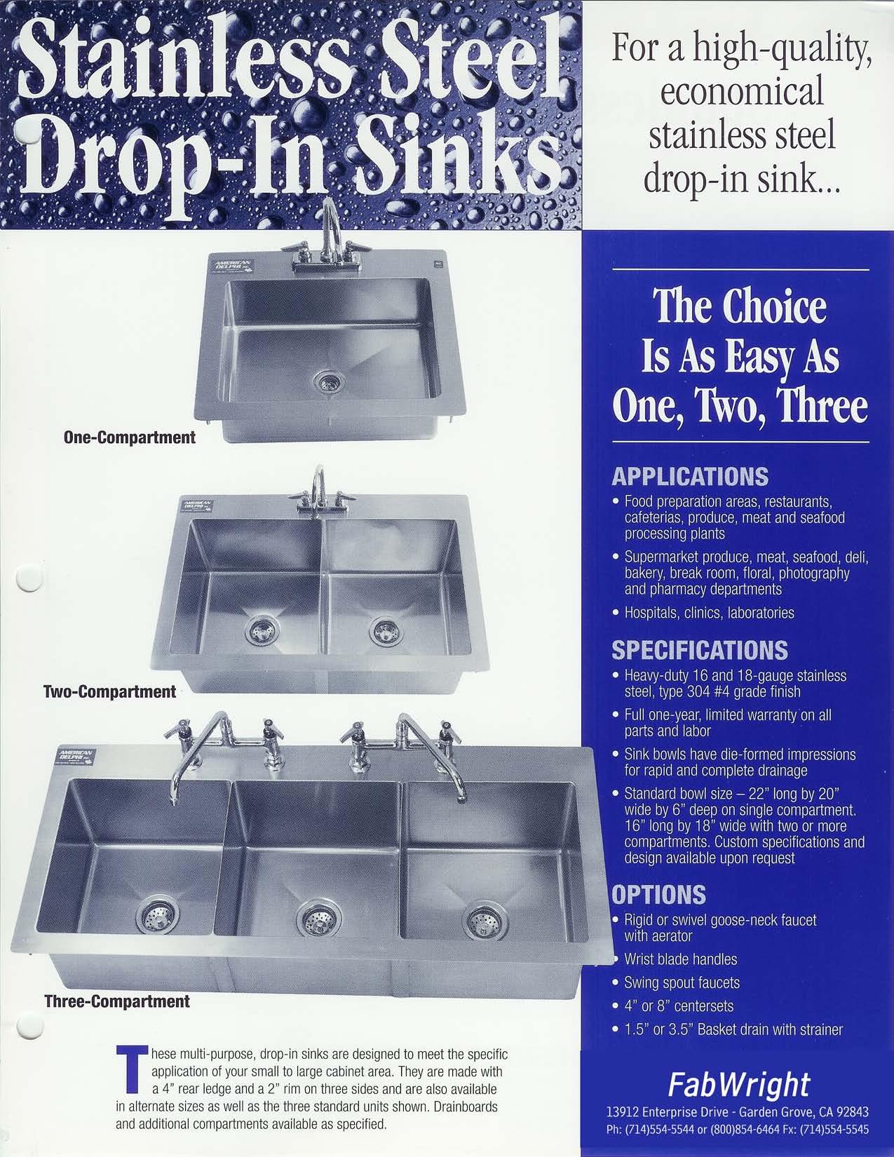 Drop in Sinks