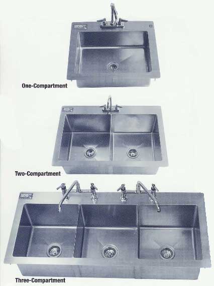 Drop In Commercial Stainless Steel Sinks